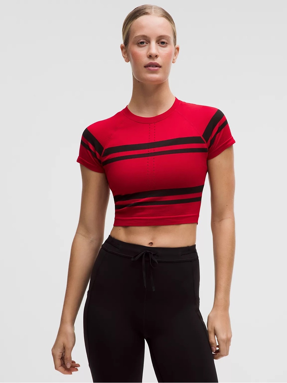 New  lululemon Swiftly Tech Cropped Short-Sleeve Shirt 2.0 size 6
